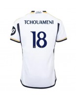 Real Madrid Aurelien Tchouameni #18 Kotipaita 2023-24 Lyhythihainen